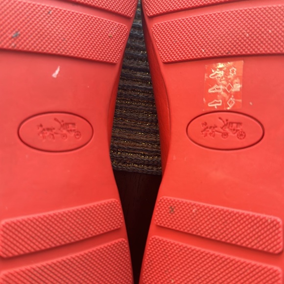 Orange Coach Loafers 7.5 - Picture 10 of 16